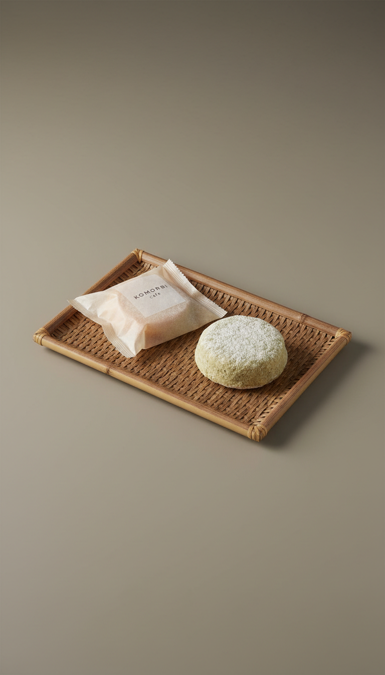 Komorbi cafe bamboo tray – lacquered finish