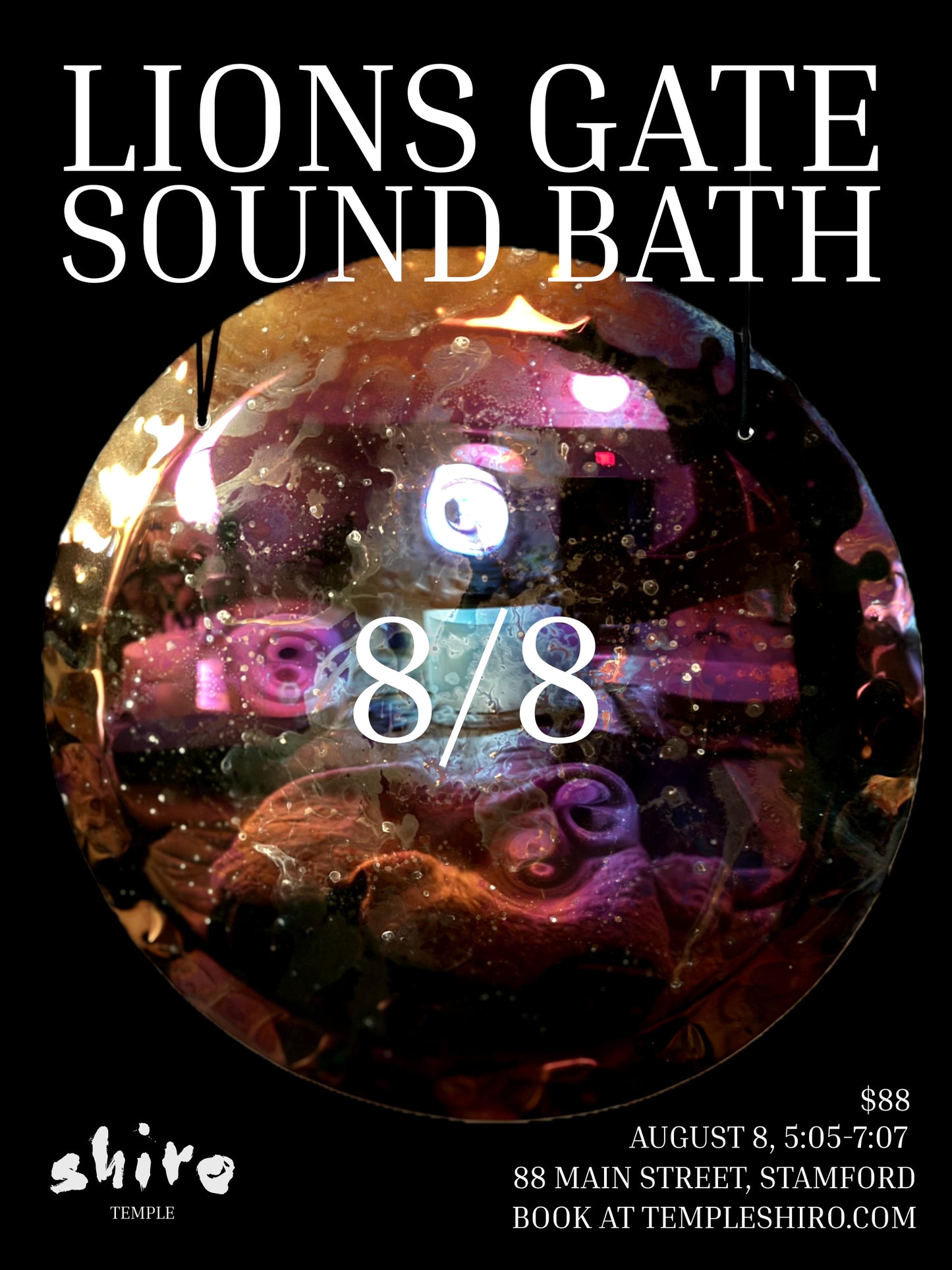 lions gate group sound bath 8/8