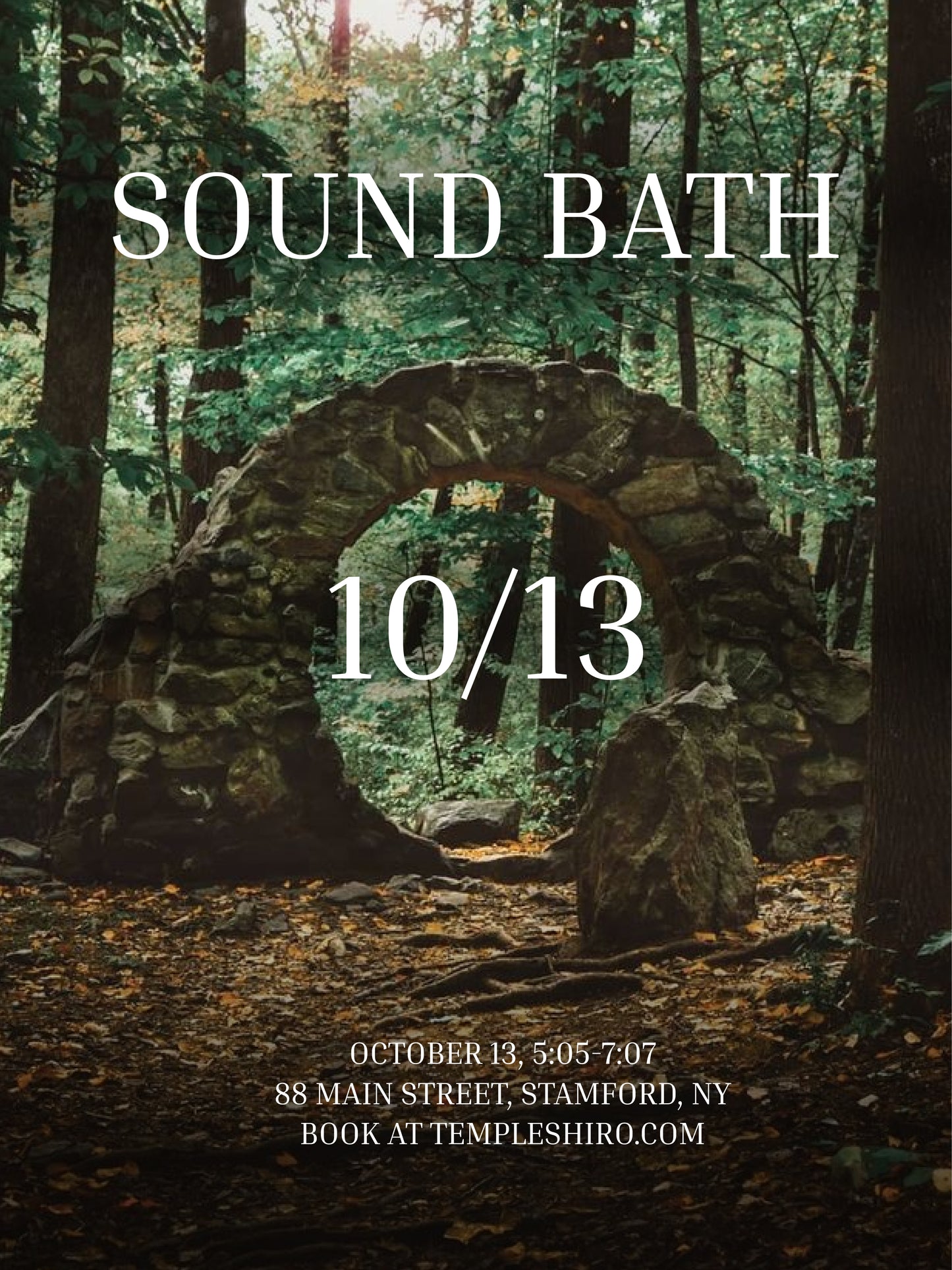 sound bath 10/13